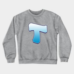 T - Blue Crewneck Sweatshirt